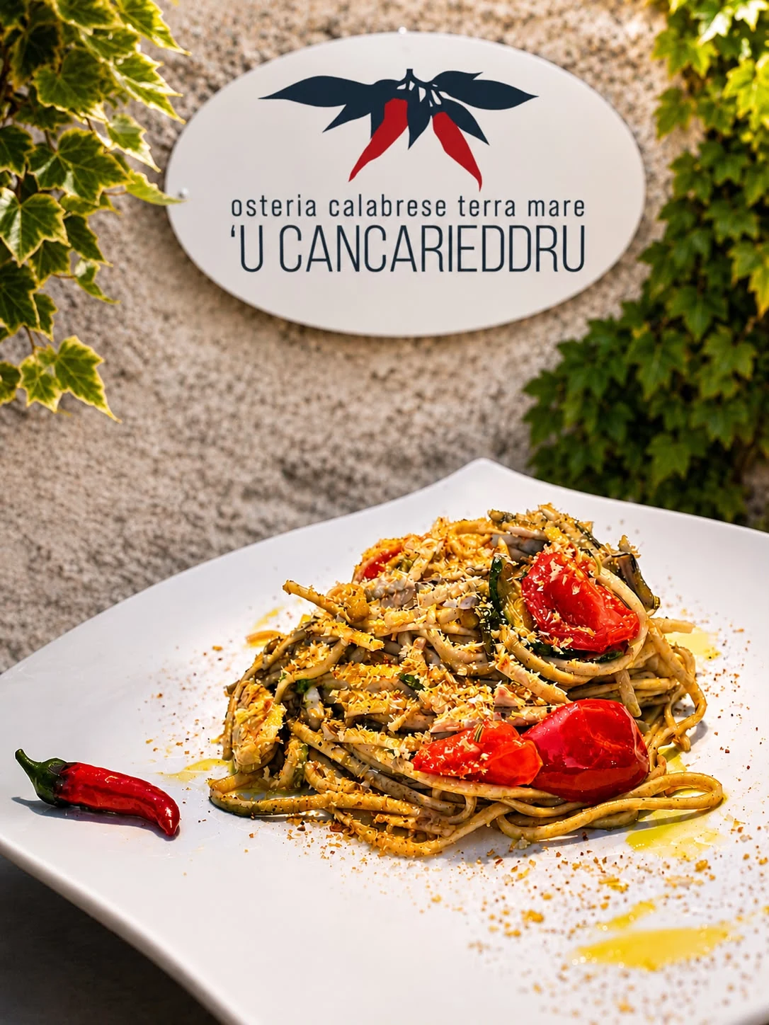 Piatto della cucina calabrese di ’U Cancarieddru